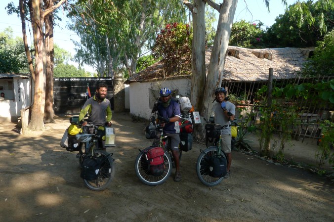 the Durban guys and their bicycles on the way to Cairo