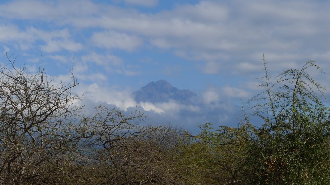 Mount Kilimanjaro ever present where ever you went