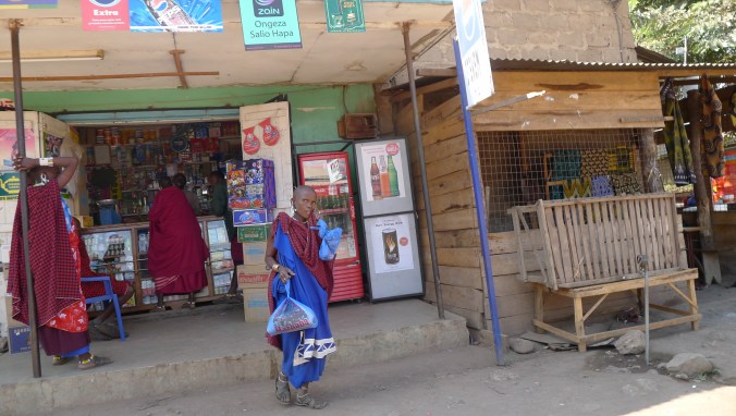 The locals going shopping