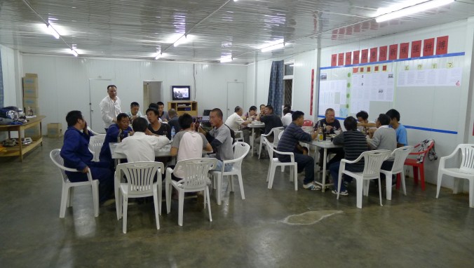 Delicious Chinese dinner... I must say better than the prospect of blood and milk in the Masaai village.