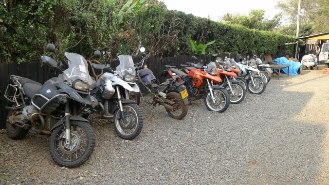 Adventure bikes at Jungle Junction