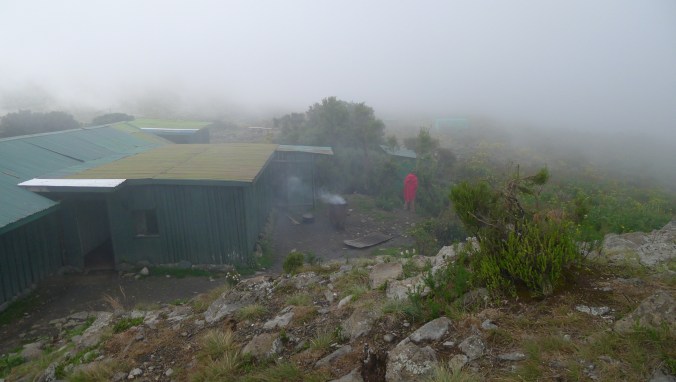 Camp 1... damp and cold and a bit bleak