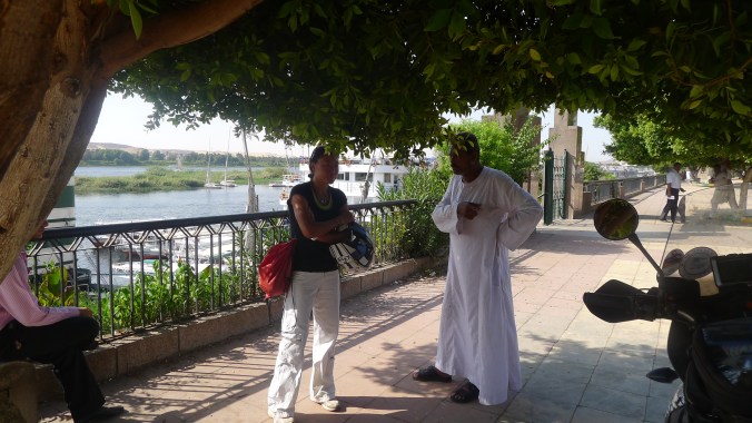 Lots of touts in Luxor ... all good natured banter, but wasting their time with us.