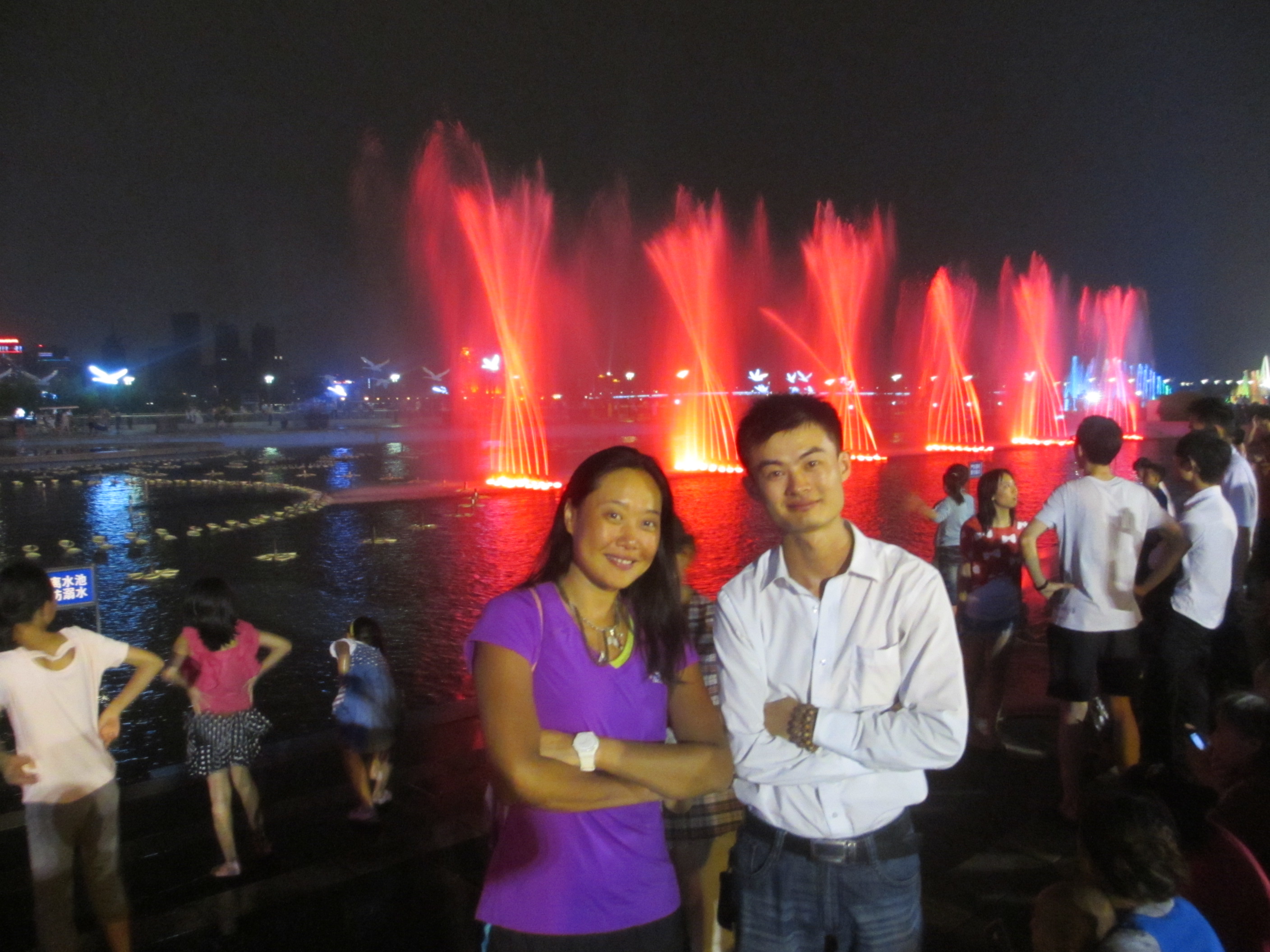 Fanny and our host Flanny in Changsha in Hunan