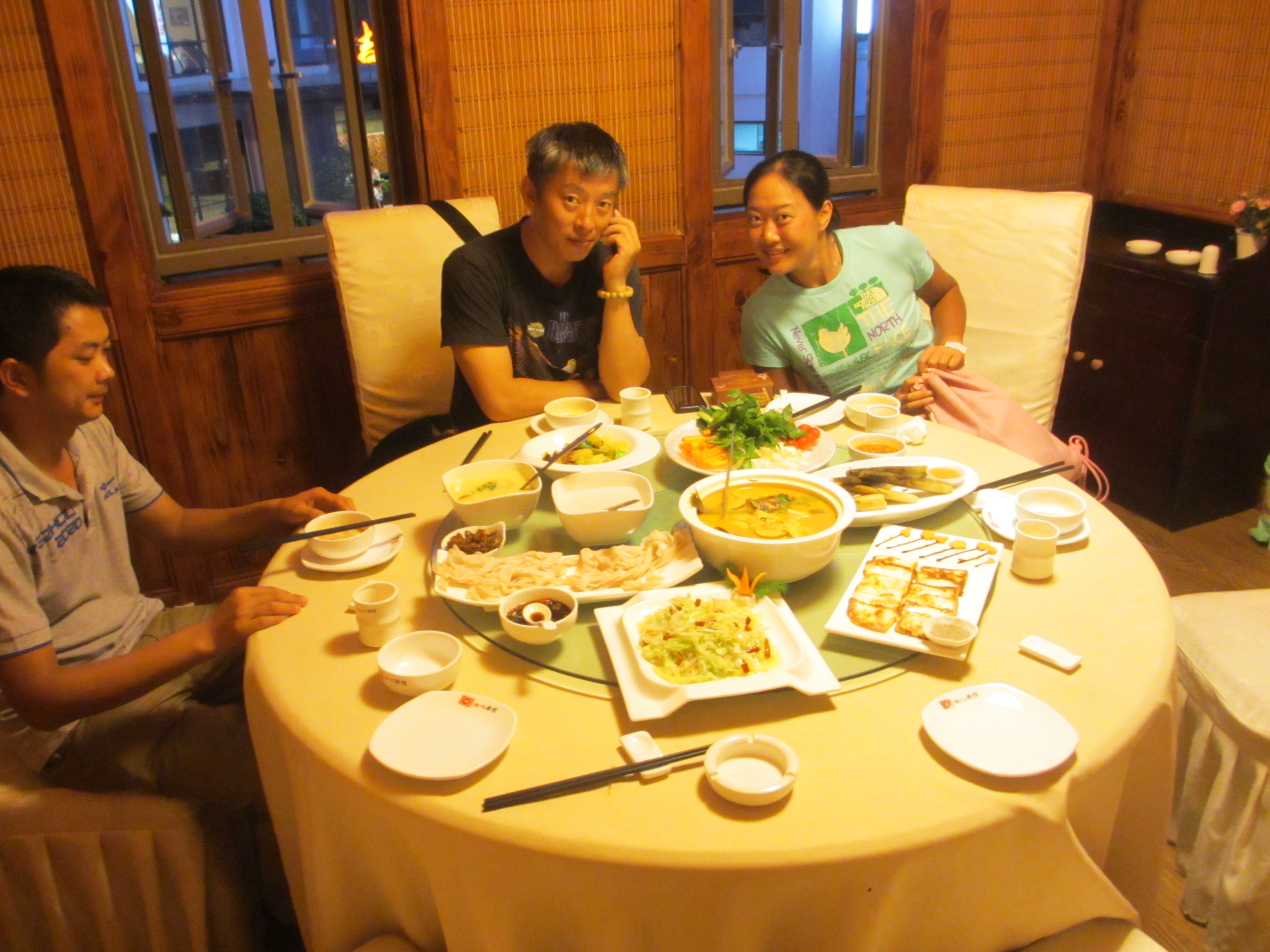 More food ... our kind host in Kunming