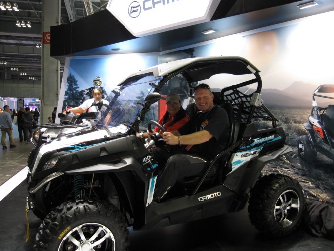 CF Moto is famous for these ATVs. Would be nice to have one at our home in Arniston, South Africa for going down to beach. 