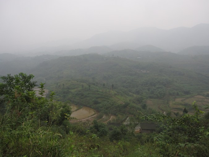 Within half an hour of leaving the highway we were in rural Chongqing