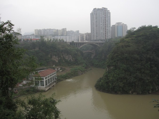 Arriving in Fengdu .. the Ghost Town of China. 