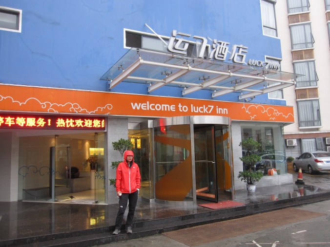 We made it... its a motel.... not that exciting .. but warm and dry