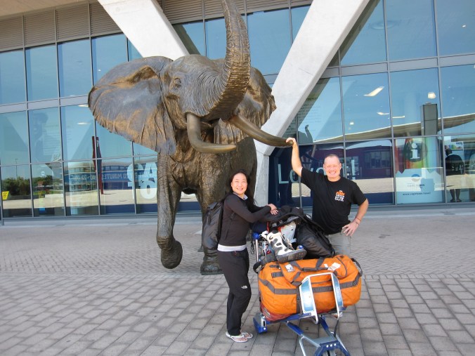 Arriving back where we started.... Cape Town