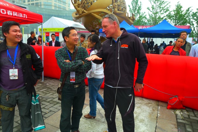 "And there we were heroically riding through a pride of lions in the Serengeti" blah blah blah ...... 