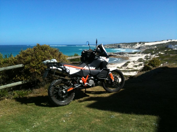 My bike outside my home