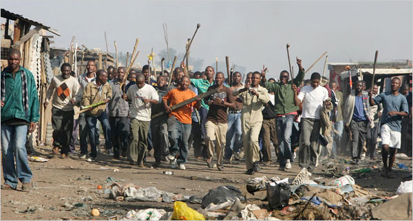 Protest in one of Joburg's townships
