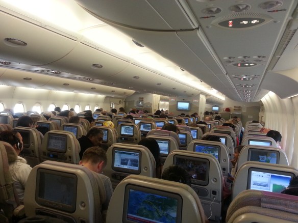 Modern travel... the superb Emirates Airbus A380.