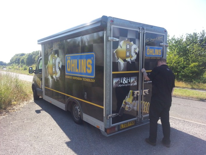 We got back quite late and I am indebted to the driver who recovered the bike some 200 miles away. He was a very nice guy