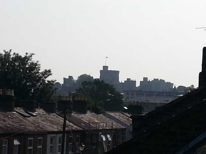 The view from my bed and breakfast in Slough was better than I was expecting to be. 