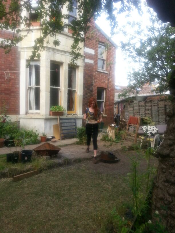 Dropping in for tea to see my daughter, Rebecca