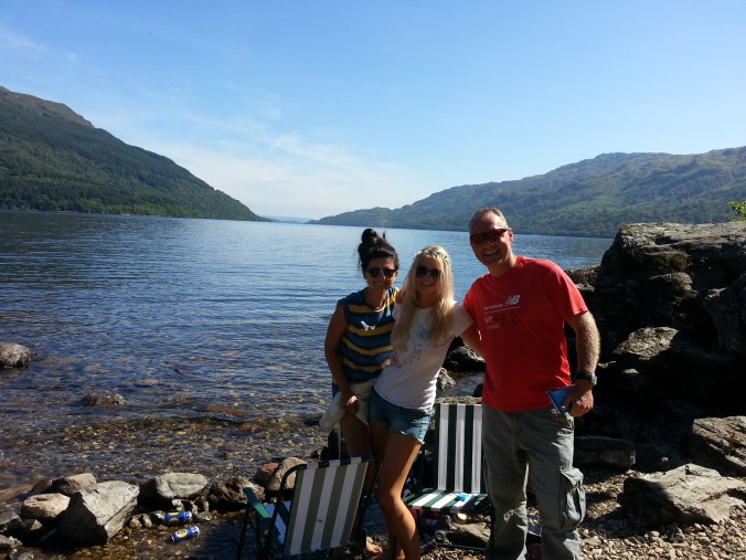 Sun, warm water and pretty girls... yes its Scotland. 