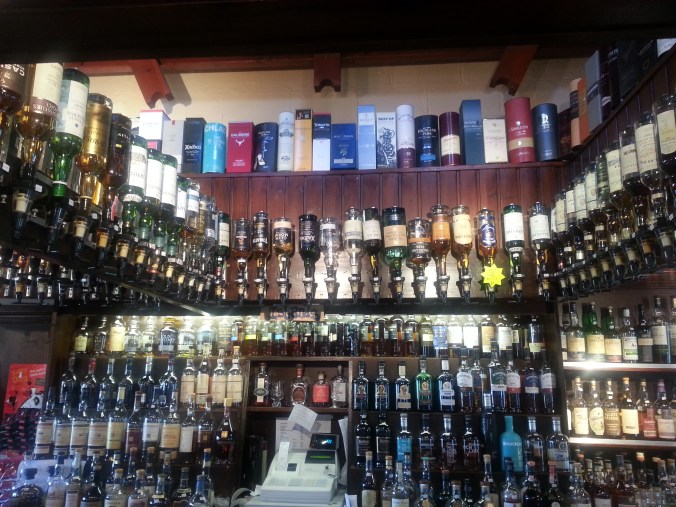 300 Scottish malts at a pub on Skye... now where do you start. Well, from the beginning is a good place ... hick!!!