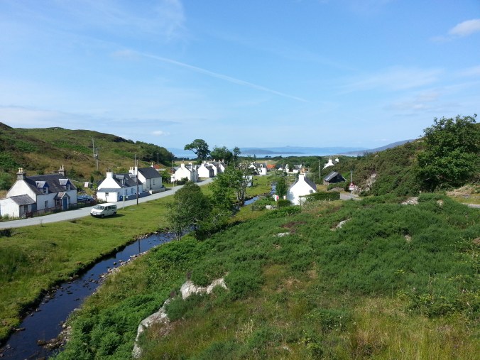 I rode many miles along the sea coast and along the many lochs of west Scotland. Passing through picturesque villages and small towns all the way through the Highlands and to the north west point a 