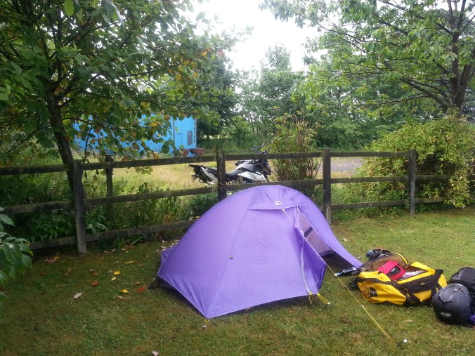 I continued riding through Scotland to the border with England and crossed over into Northumbria. Whilst I was there a British MP suggested that 