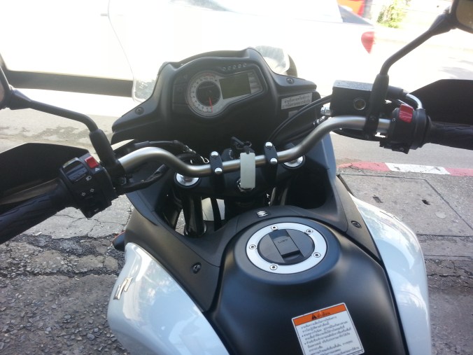 V-Strom is really good bike. Some people said its too big for Mae Hong Son loop, but two up with Fanny no worries at all. 